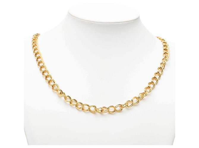 Collana a catena Chanel Gold placcata in oro - vista 5