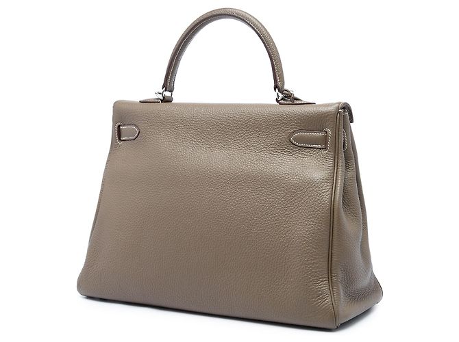 Hermès Brown Togo Kelly II Retourne 35 - vista 2