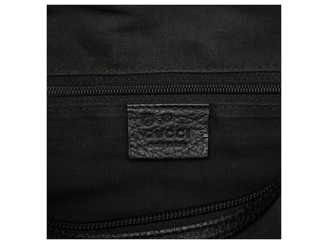 Gucci Boston Bag aus schwarzem GG Canvas - Ansicht 5