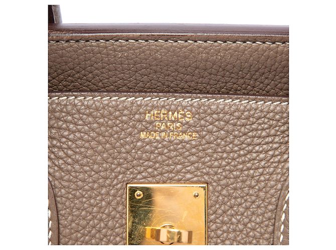 Hermès Brown Togo Birkin Retourne 35 - vista 5