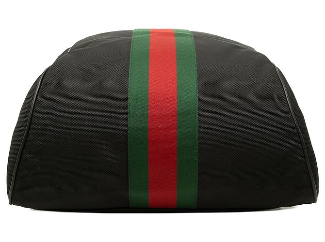 Gucci Black Techno Canvas Web Backpack - view 3