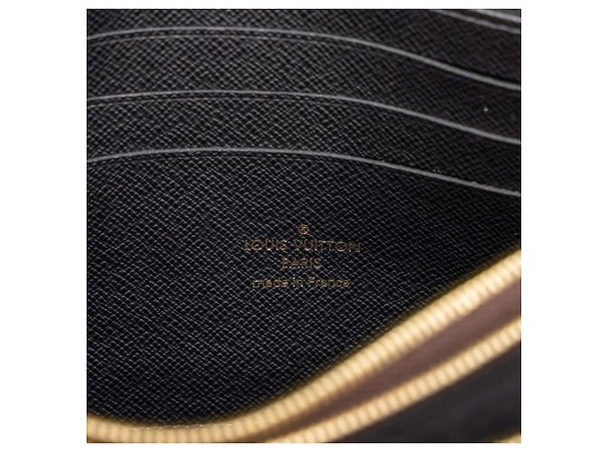 Louis Vuitton Brown Monogram Giant Reverse Double Zip Pochette - vista 5
