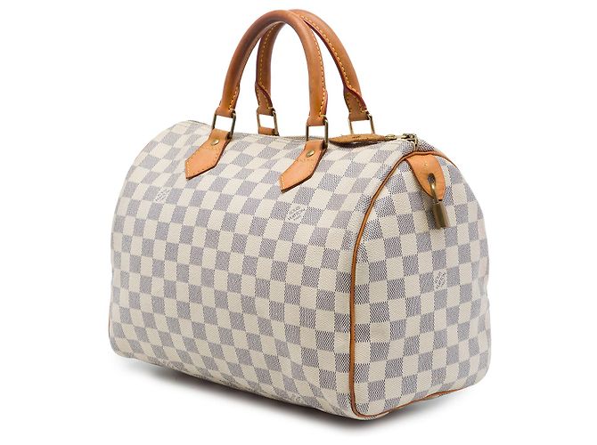 Louis Vuitton White Damier Azur Speedy 30 - vista 2