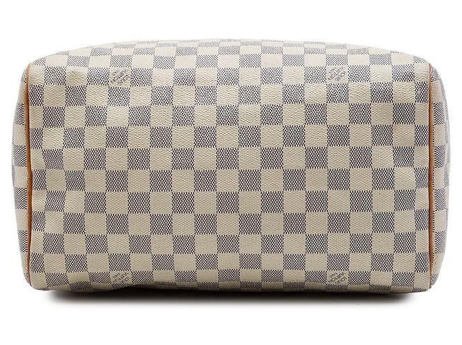Louis Vuitton White Damier Azur Speedy 30 - vista 3