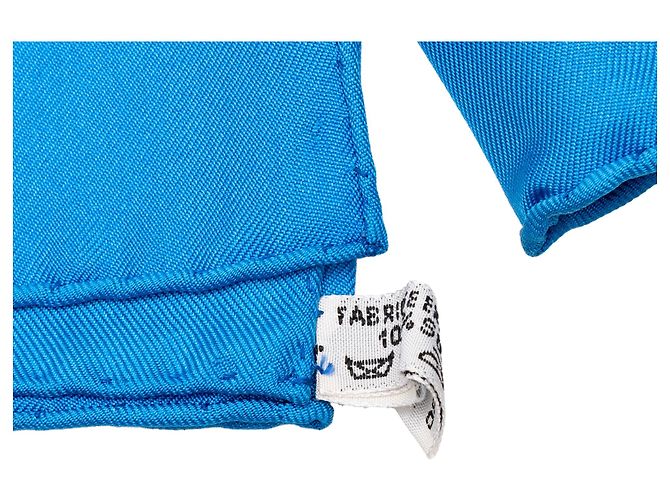 Hermès White Grand Uniforme Seidentuch 90 - Ansicht 6