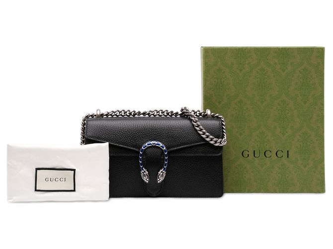 Gucci Dionysus Crossbody in pelle di vitello nera Medium - vista 7