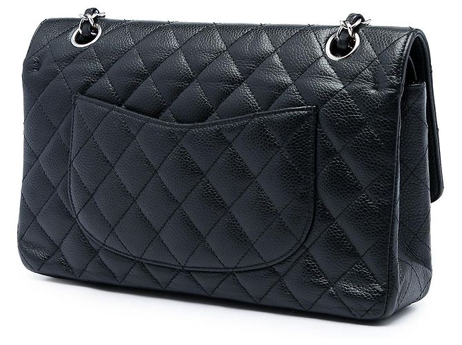 Chanel Black Medium Classic Caviar Double Flap - vista 2