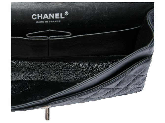 Chanel Black Medium Classic Caviar Double Flap - vista 4