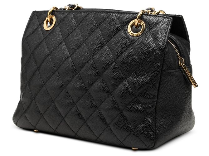 Chanel Black Petite Caviar Timeless Tote - vista 2