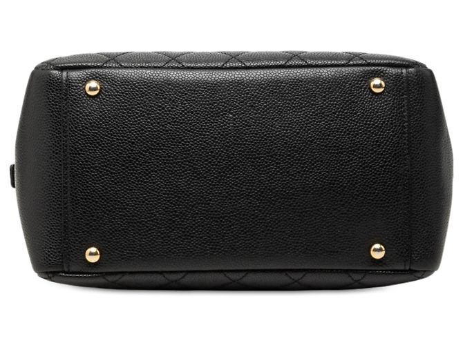 Chanel Black Petite Caviar Timeless Tote - vista 3