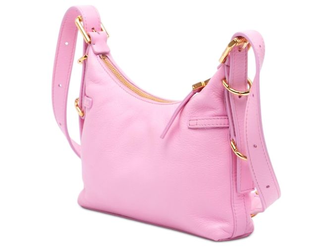 Bolsa tiracolo Voyou mini em couro rosa Givenchy - vista 2