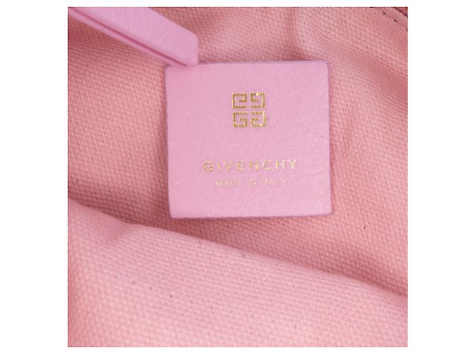 Bolsa tiracolo Voyou mini em couro rosa Givenchy - vista 5