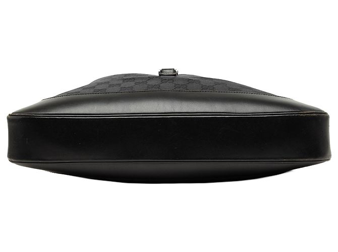 Borsa a tracolla Gucci Jackie in tela GG nera - vista 3