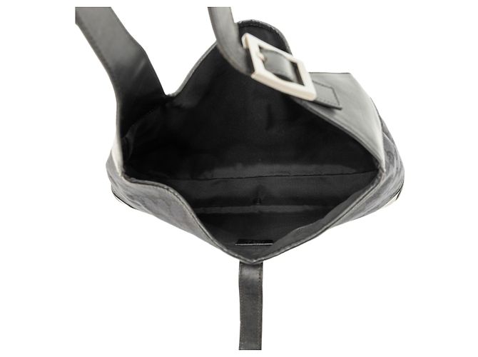 Borsa a tracolla Gucci Jackie in tela GG nera - vista 4