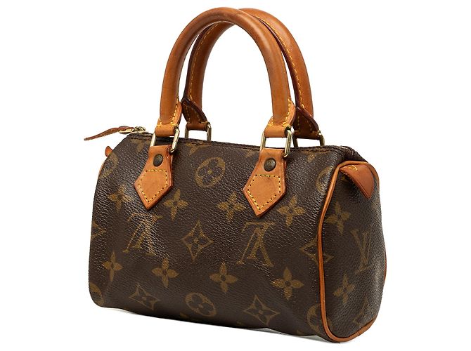 Louis Vuitton Brown Monogram Mini Speedy HL - vista 2
