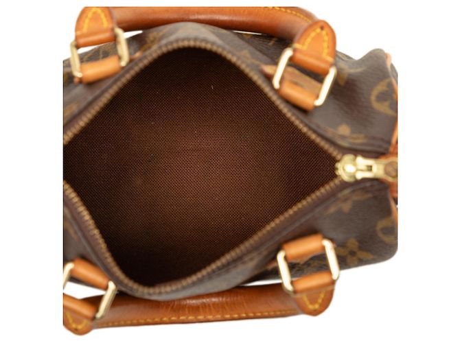 Louis Vuitton Brown Monogram Mini Speedy HL - vista 4