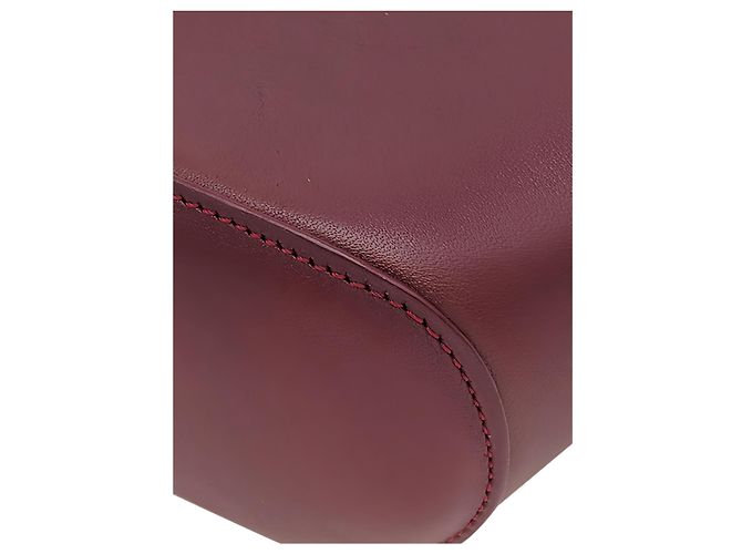 Borsa a mano Cartier Cabochon in pelle rossa - vista 10