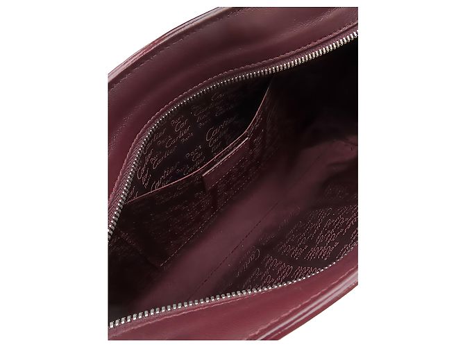 Borsa a mano Cartier Cabochon in pelle rossa - vista 4