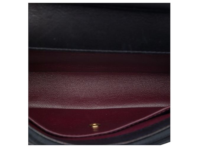 Chanel Black Mini Chevron Calfskin Coco Envelope Flap - vista 4