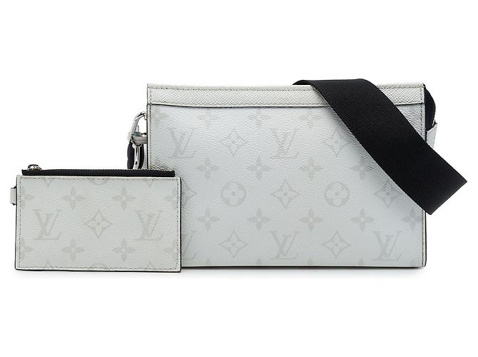 Louis Vuitton White Monogram Taigarama Gaston Wearable Wallet - vista 7