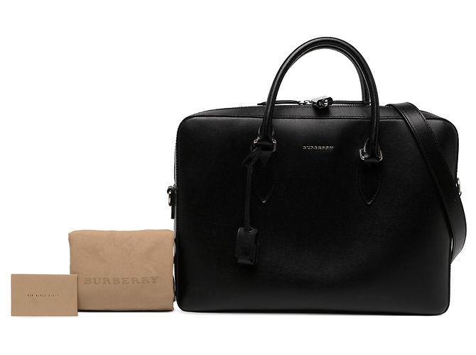 Borsetta Hambleton Burberry in pelle nera, Small - vista 6