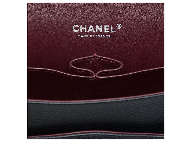 Chanel Black Jumbo Classic Caviar Double Flap - vista 5