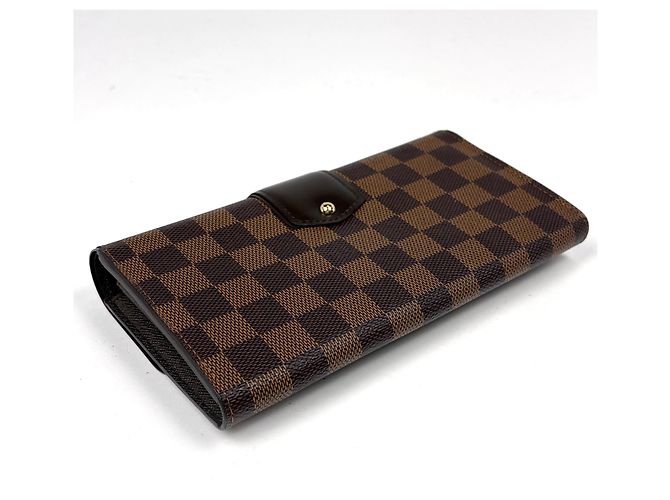 Louis Vuitton Portefeuille Sistena Bi-fold Long Wallet in Brown Damier Canvas - vista 2