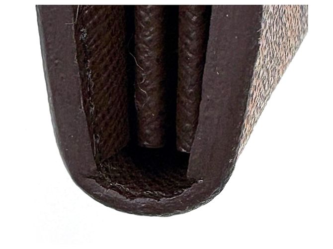 Louis Vuitton Portefeuille Sistena Bi-fold Long Wallet in Brown Damier Canvas - vista 3