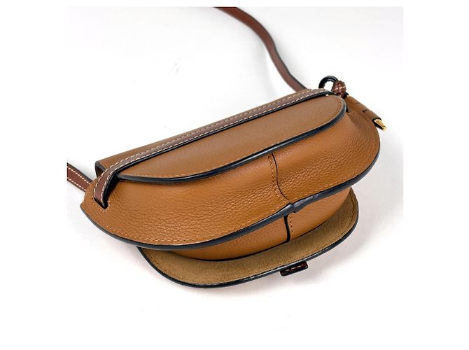 Borsa Loewe Gate Dual in pelle marrone - vista 2