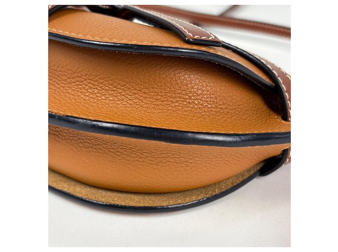 Borsa Loewe Gate Dual in pelle marrone - vista 3