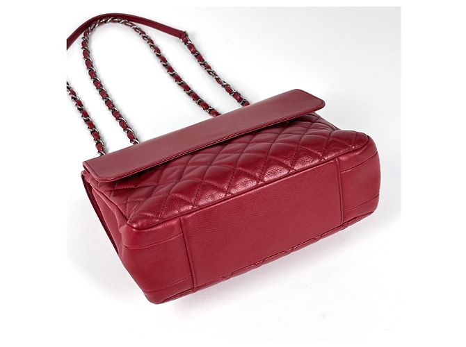 Bolsa de ombro Chanel vermelha - vista 2