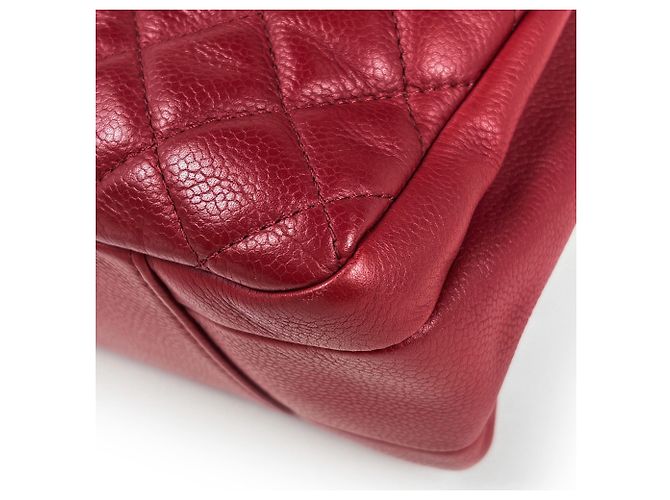 Bolsa de ombro Chanel vermelha - vista 3