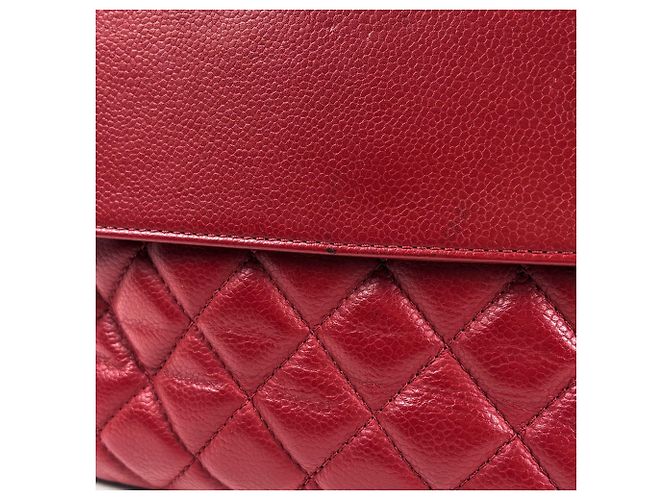 Bolsa de ombro Chanel vermelha - vista 4