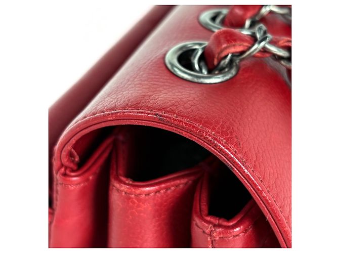 Bolsa de ombro Chanel vermelha - vista 6