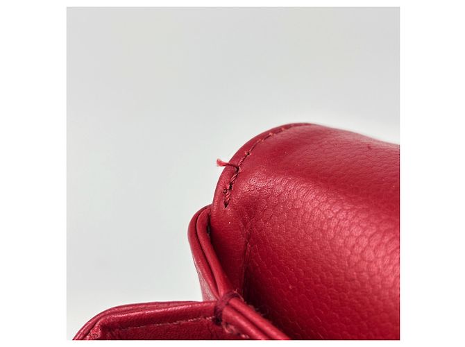 Bolsa de ombro Chanel vermelha - vista 9