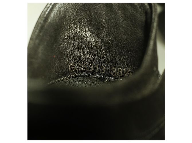 Chanel Sneakers in pelle nera e vernice - vista 18