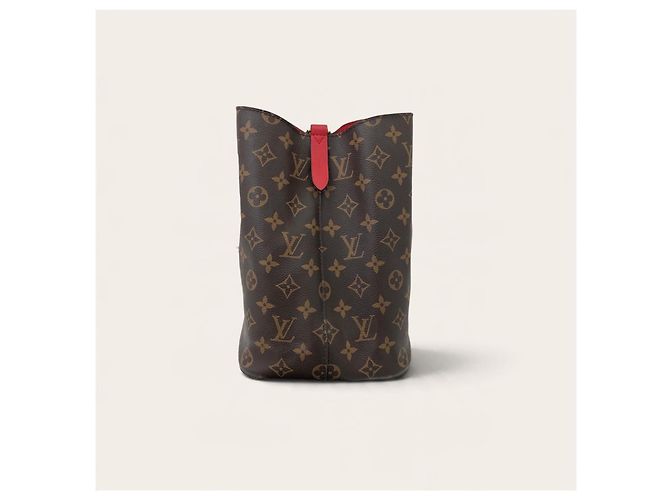 Louis Vuitton Monogram NéoNoé MM Borsa a Secchiello Rossa - vista 4
