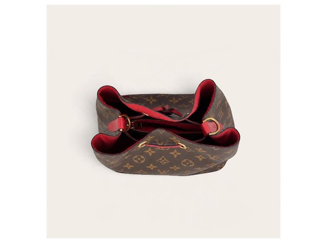 Louis Vuitton Monogram NéoNoé MM Borsa a Secchiello Rossa - vista 5
