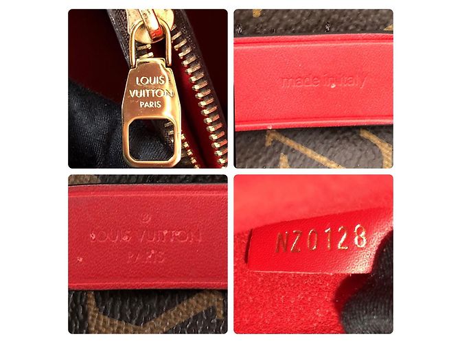 Louis Vuitton Monogram NéoNoé MM Borsa a Secchiello Rossa - vista 8