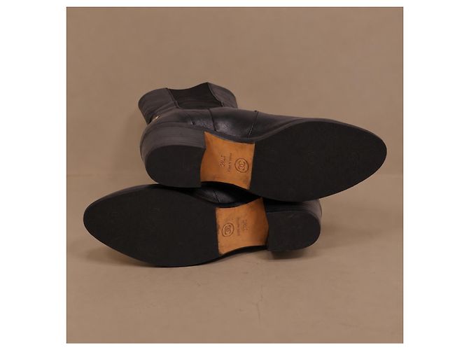 Botines Chanel Runway de piel negra - vista 10