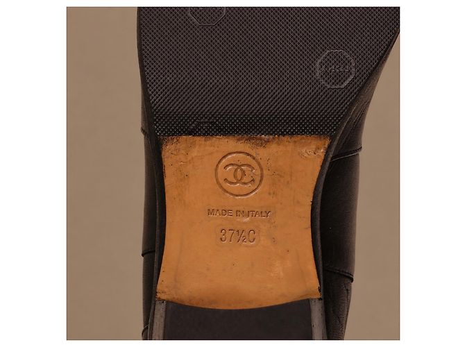 Botines Chanel Runway de piel negra - vista 11