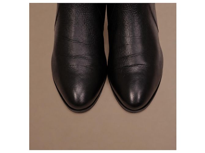 Botines Chanel Runway de piel negra - vista 12