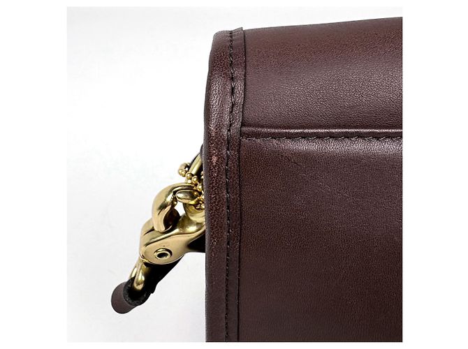 Coach Handtasche aus braunem Leder - Ansicht 5
