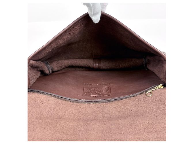 Coach Handtasche aus braunem Leder - Ansicht 9