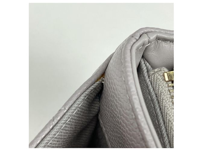 Borsa a tracolla Chanel Matelassé in Gray - vista 6