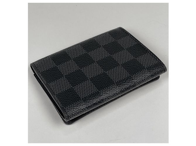 Portabiglietti Louis Vuitton Damier Graphite - vista 2