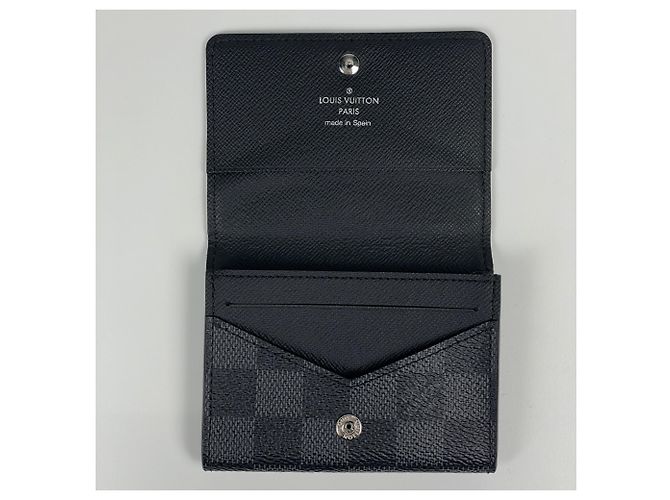 Portabiglietti Louis Vuitton Damier Graphite - vista 7