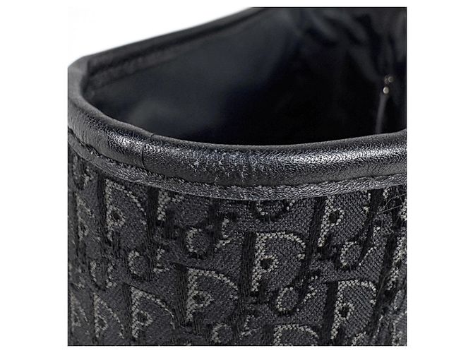 Christian Dior Trotter Shopper aus schwarzem Canvas - Ansicht 4