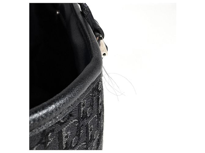 Christian Dior Trotter Shopper aus schwarzem Canvas - Ansicht 5