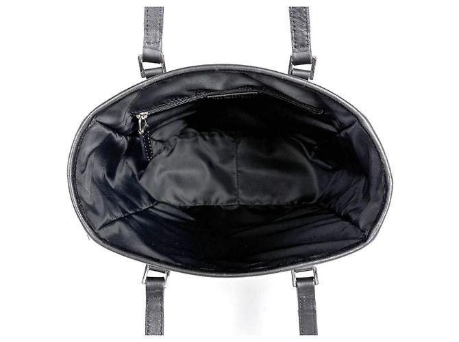 Christian Dior Trotter Shopper aus schwarzem Canvas - Ansicht 8
